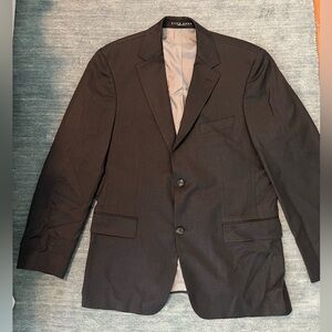 Hugo Boss dark gray wool suit size 40R